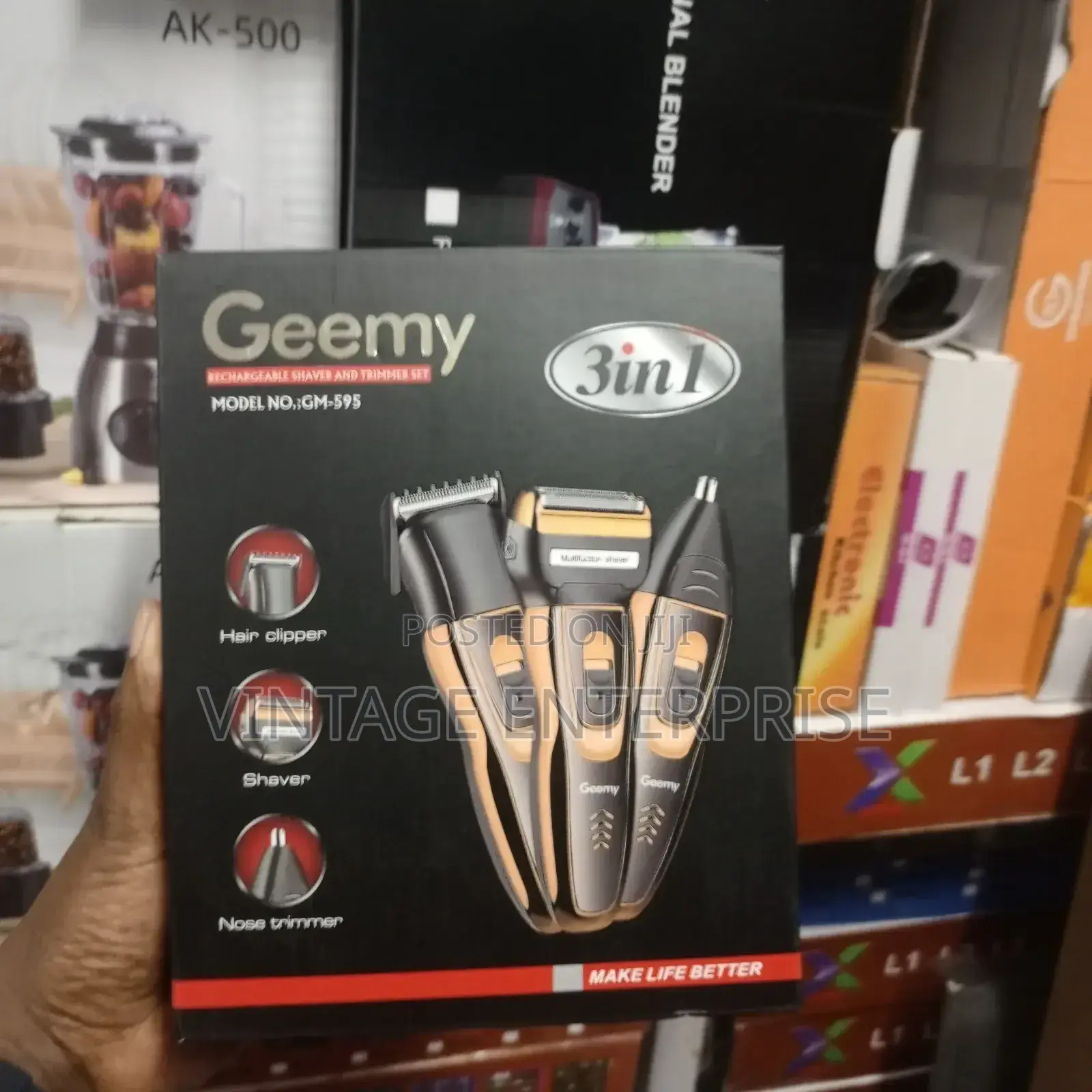 Geemy Hair Clipper 3in1