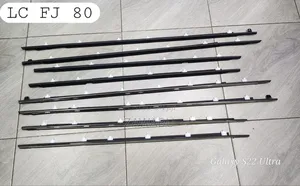 Weather Strip Landcruiser FJ 80 Black Chrome