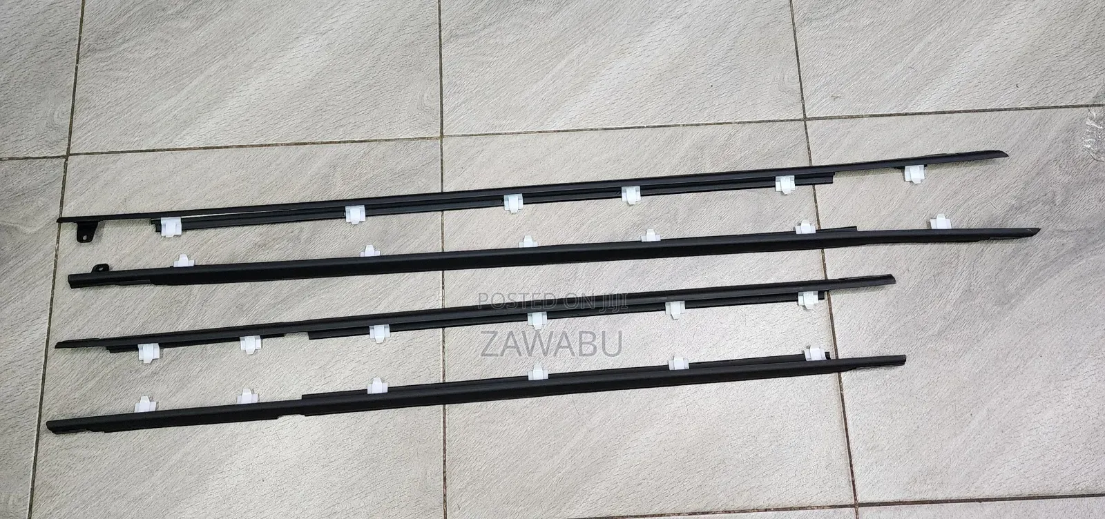 Weather Strip Landcruiser FJ 80 Black Chrome