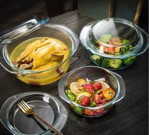 Set of 3 Signature Casserole.Material Glass. - thumbnail 2