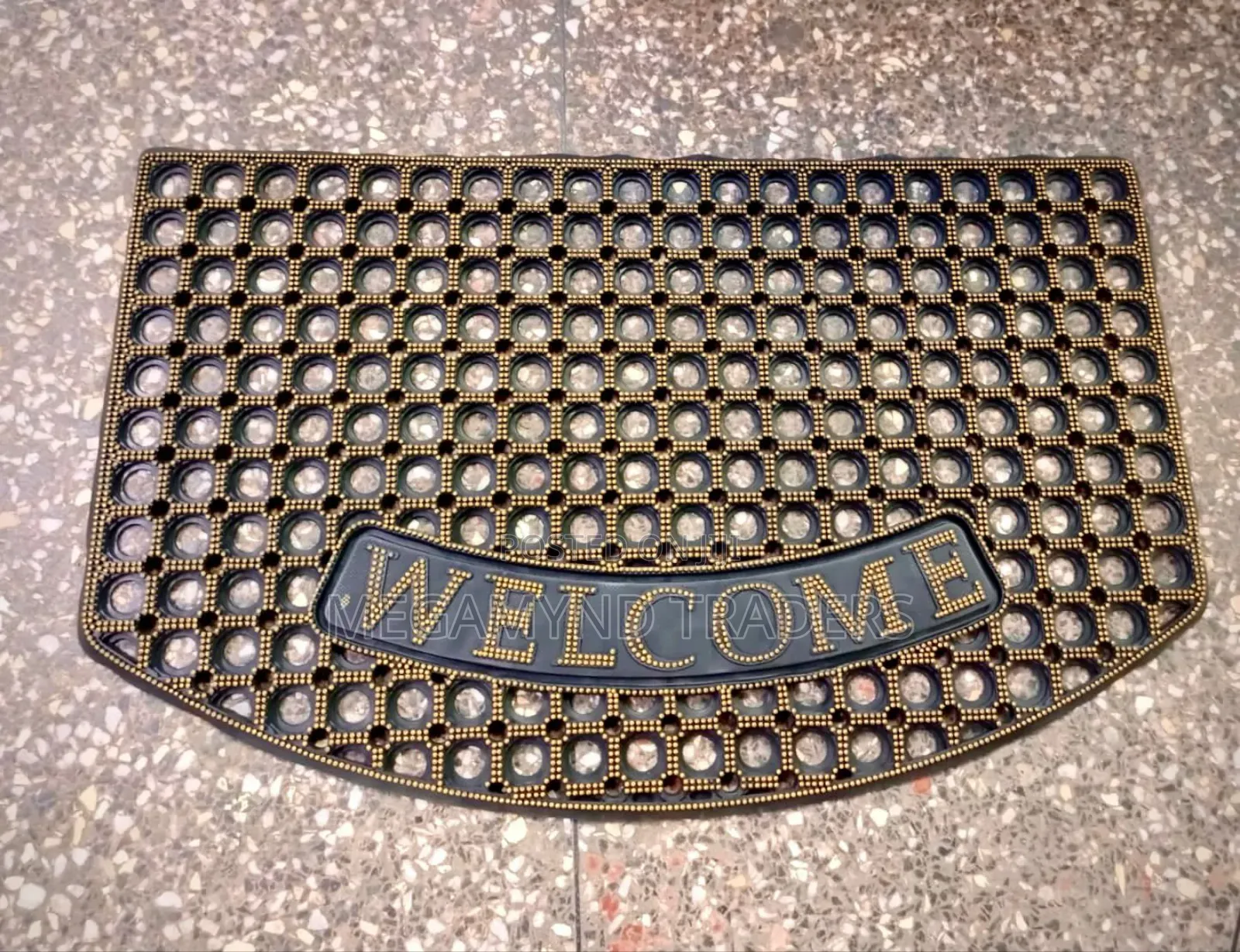 Rubber Door Mat 50*80cm/Heavy Duty Outdoor Rubber Mat