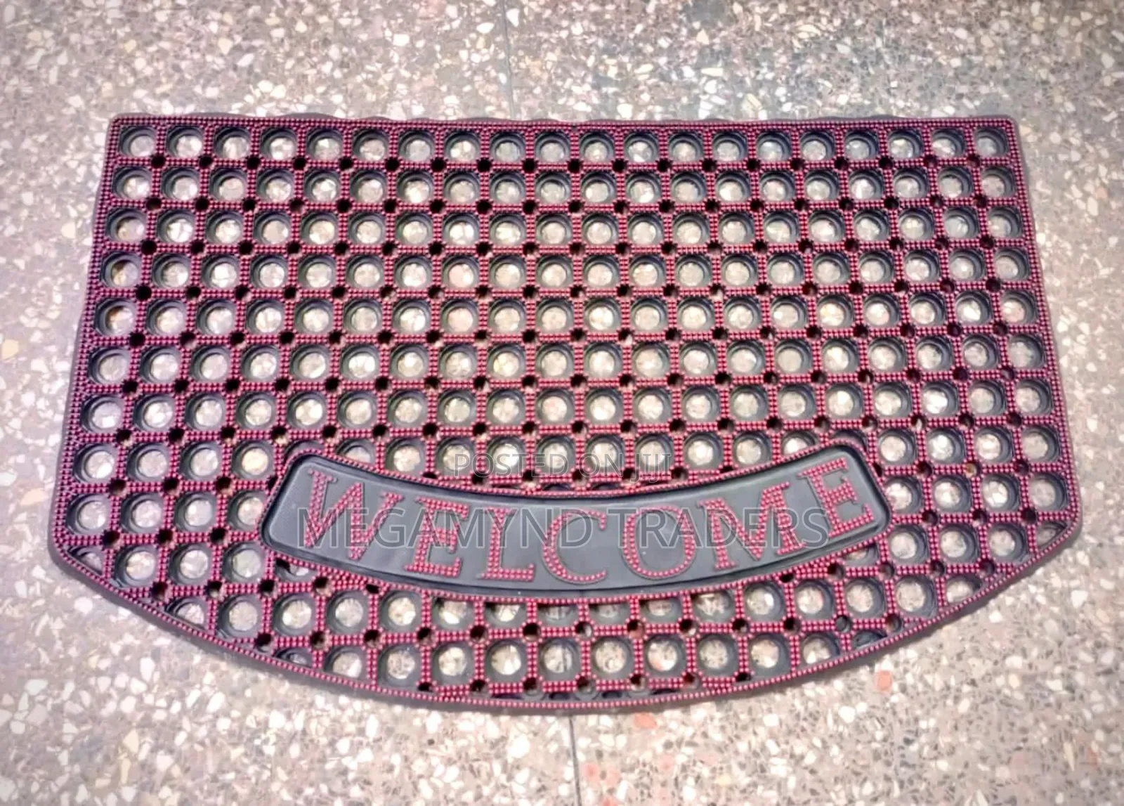 Rubber Door Mat 50*80cm/Heavy Duty Outdoor Rubber Mat