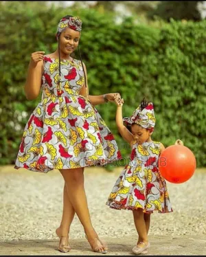 Latest Kitenge Fashion for Mum and Daughter