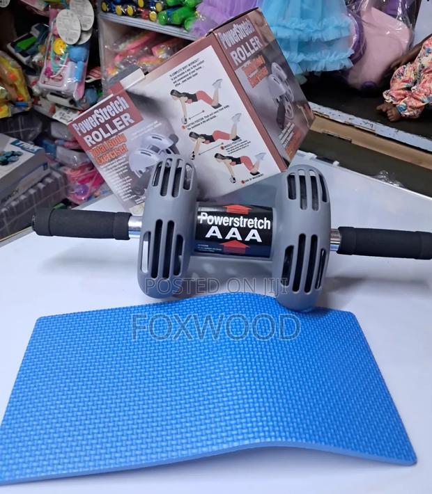 Power Stretch AB Roller With Mat Ab Exercise - thumbnail 2