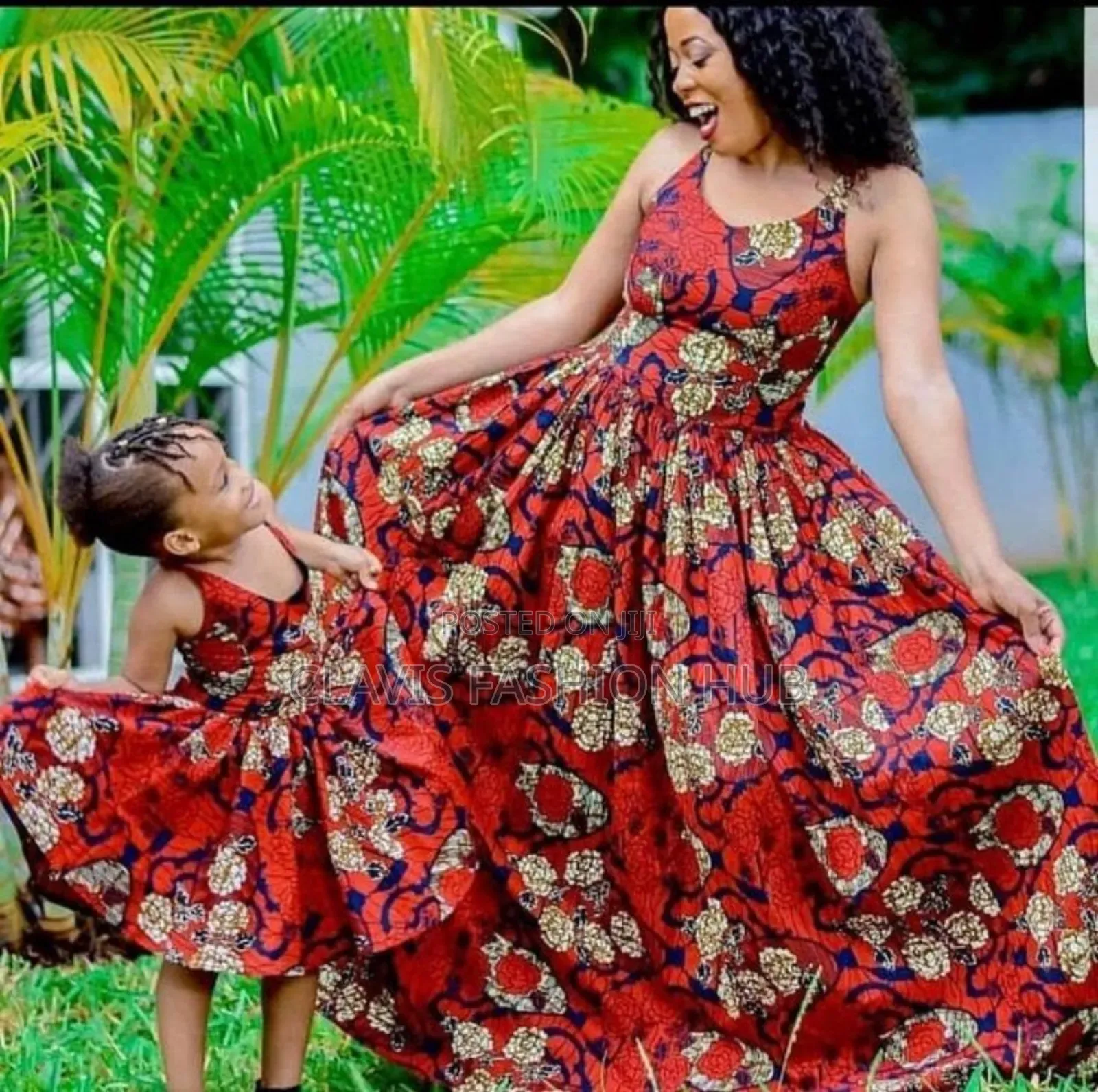 Ladies Maxi Dress and Kids Dress