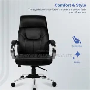 Ergonomic High Back Premium Leatherette Office Chair