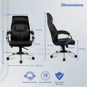 Ergonomic High Back Premium Leatherette Office Chair