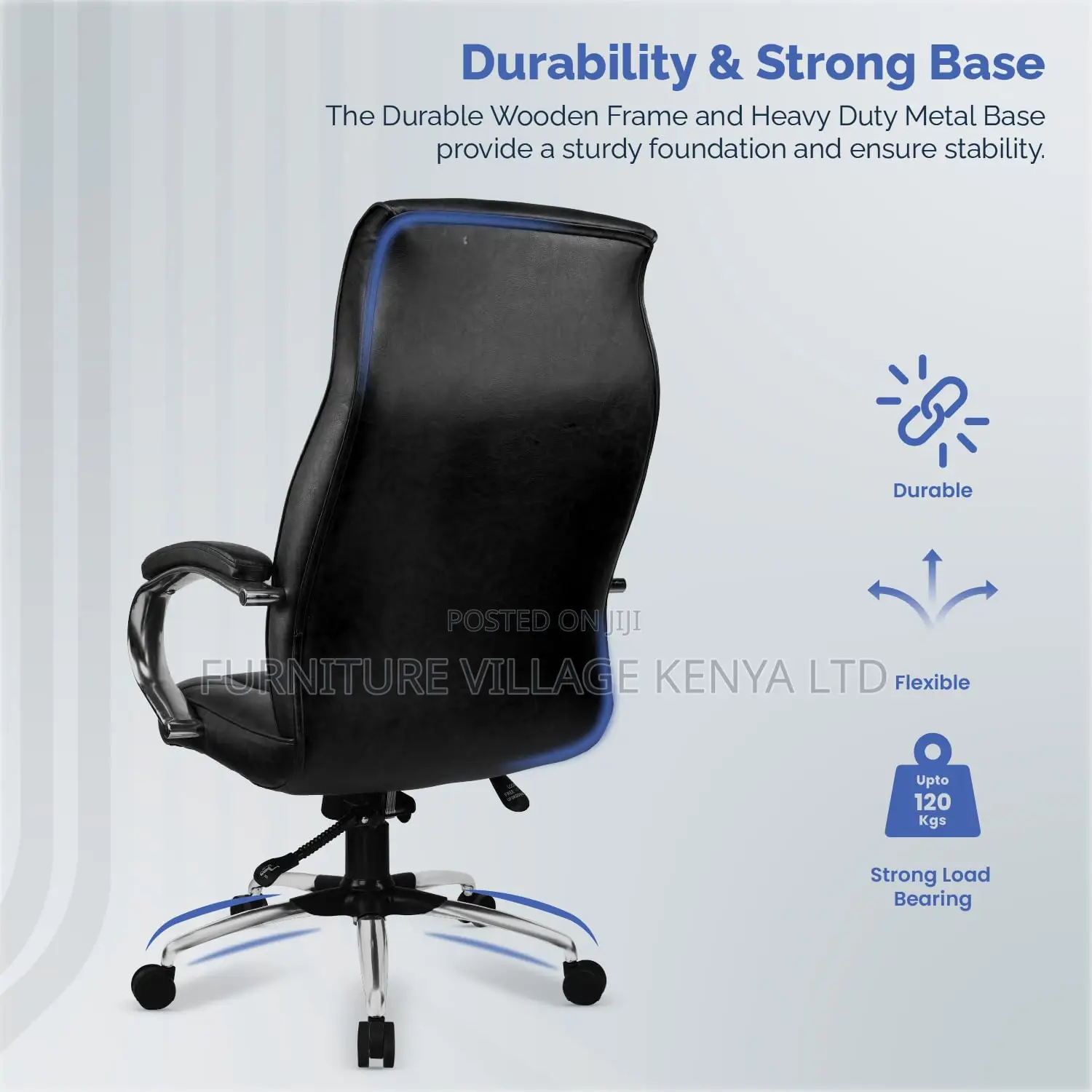Ergonomic High Back Premium Leatherette Office Chair