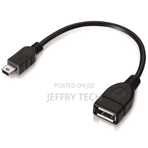 Mini 5-Pin USB to USB 2.0 AF OTG Adapter Cable - main view