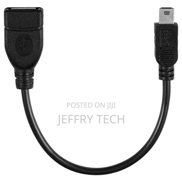 Mini 5-Pin USB to USB 2.0 AF OTG Adapter Cable - thumbnail 3
