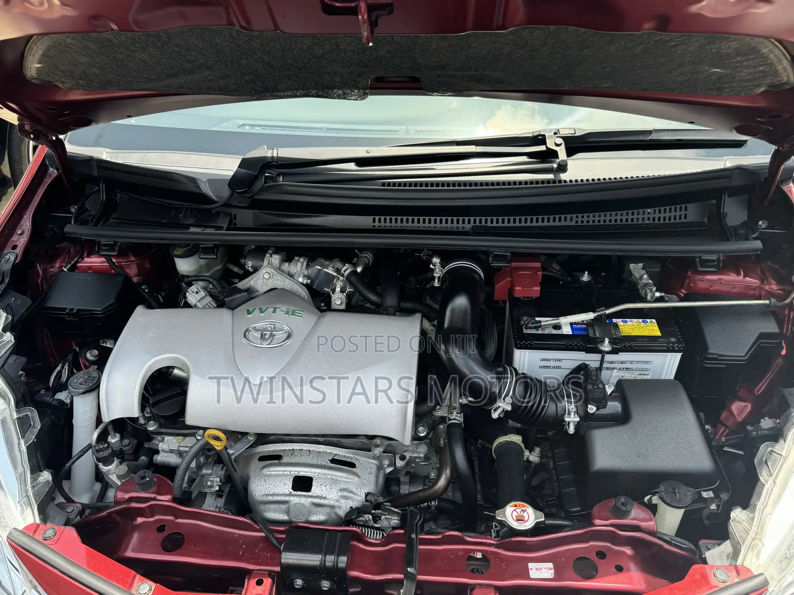 Toyota Vitz 1.3 FWD 5dr 2018 Red