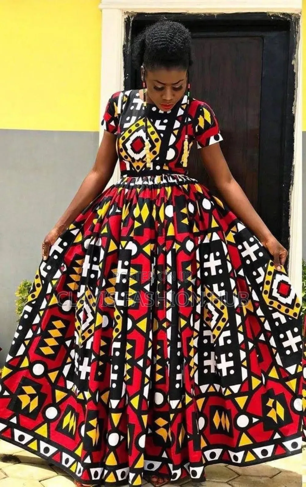 Ankara Maxi Dress in Nairobi Kenya
