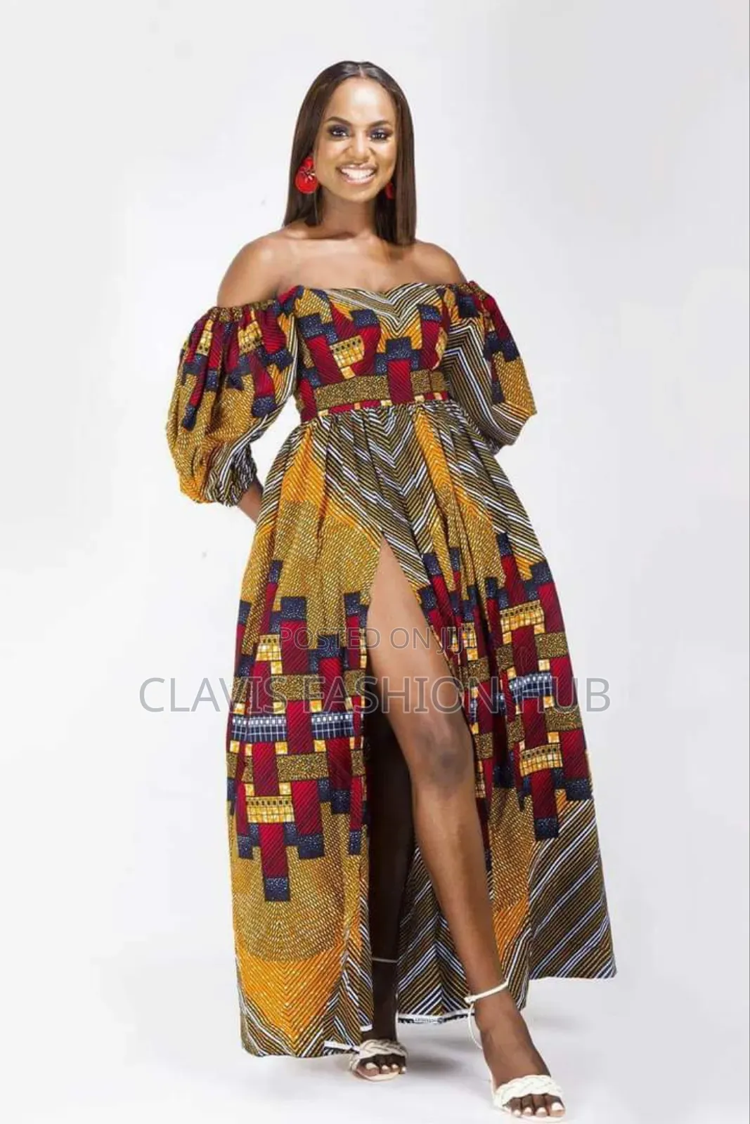 Ankara Maxi Dress in Nairobi Kenya