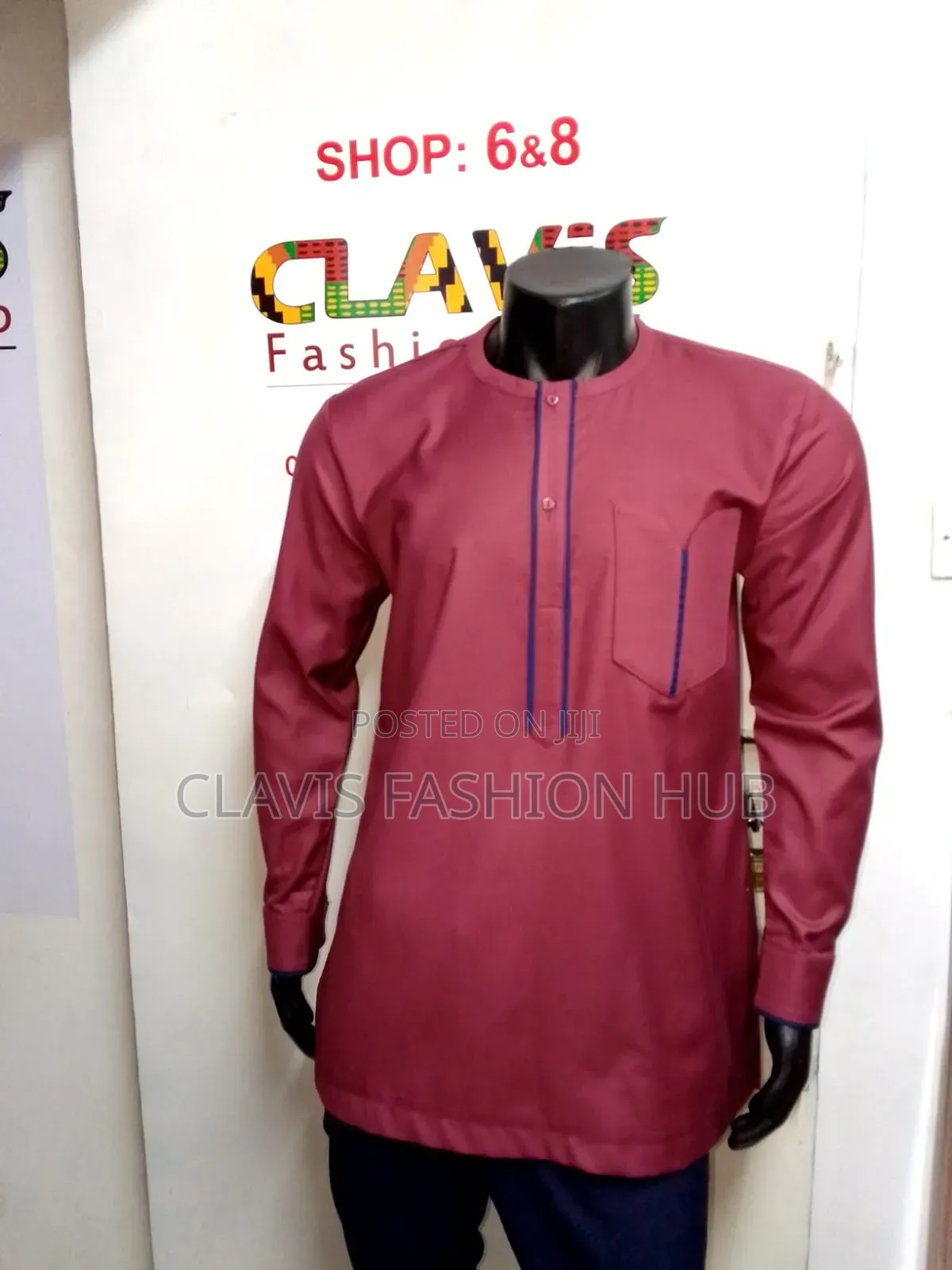 Mens Shirts With Embroidery Details