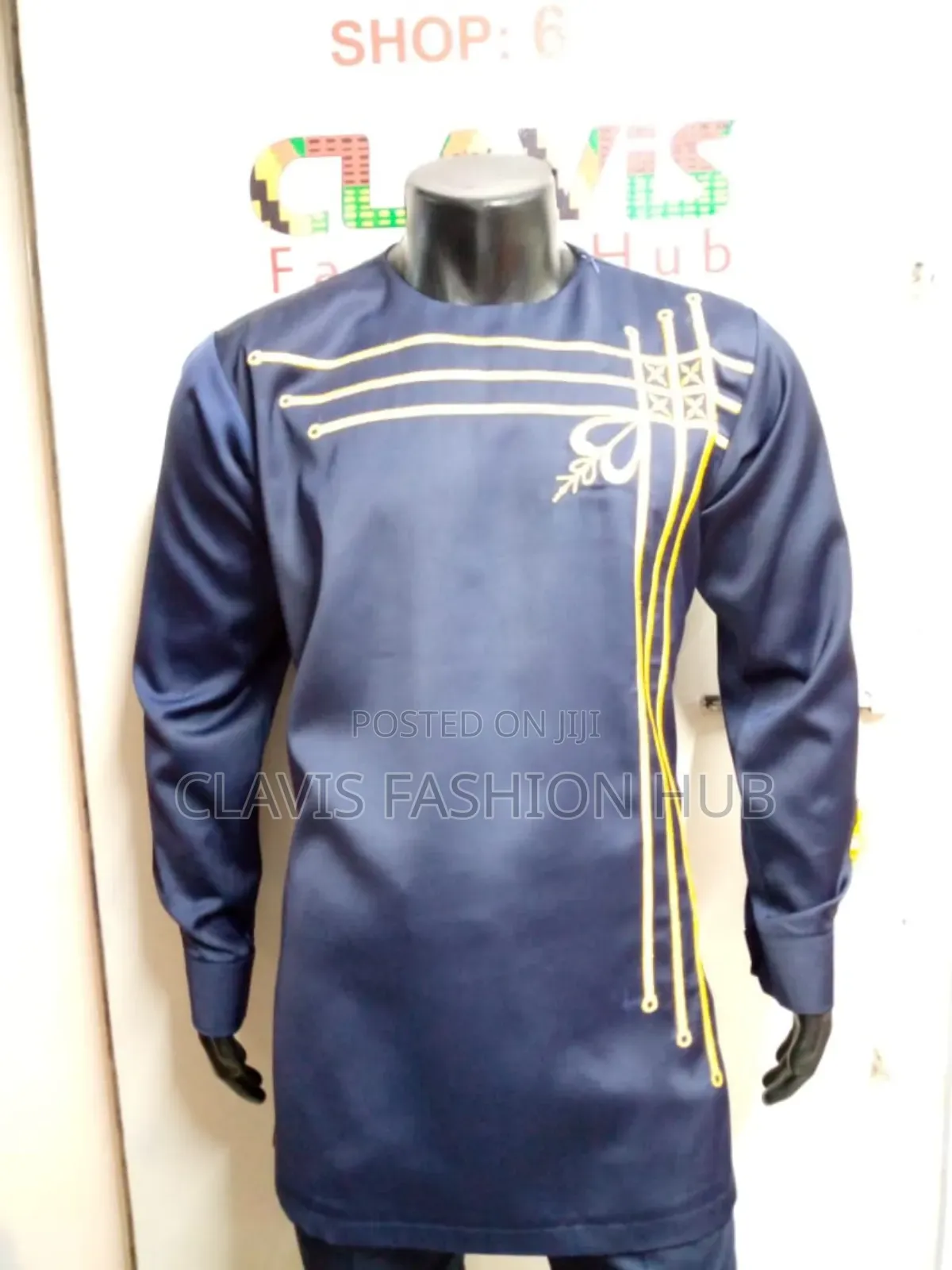 Mens Shirts With Embroidery Details