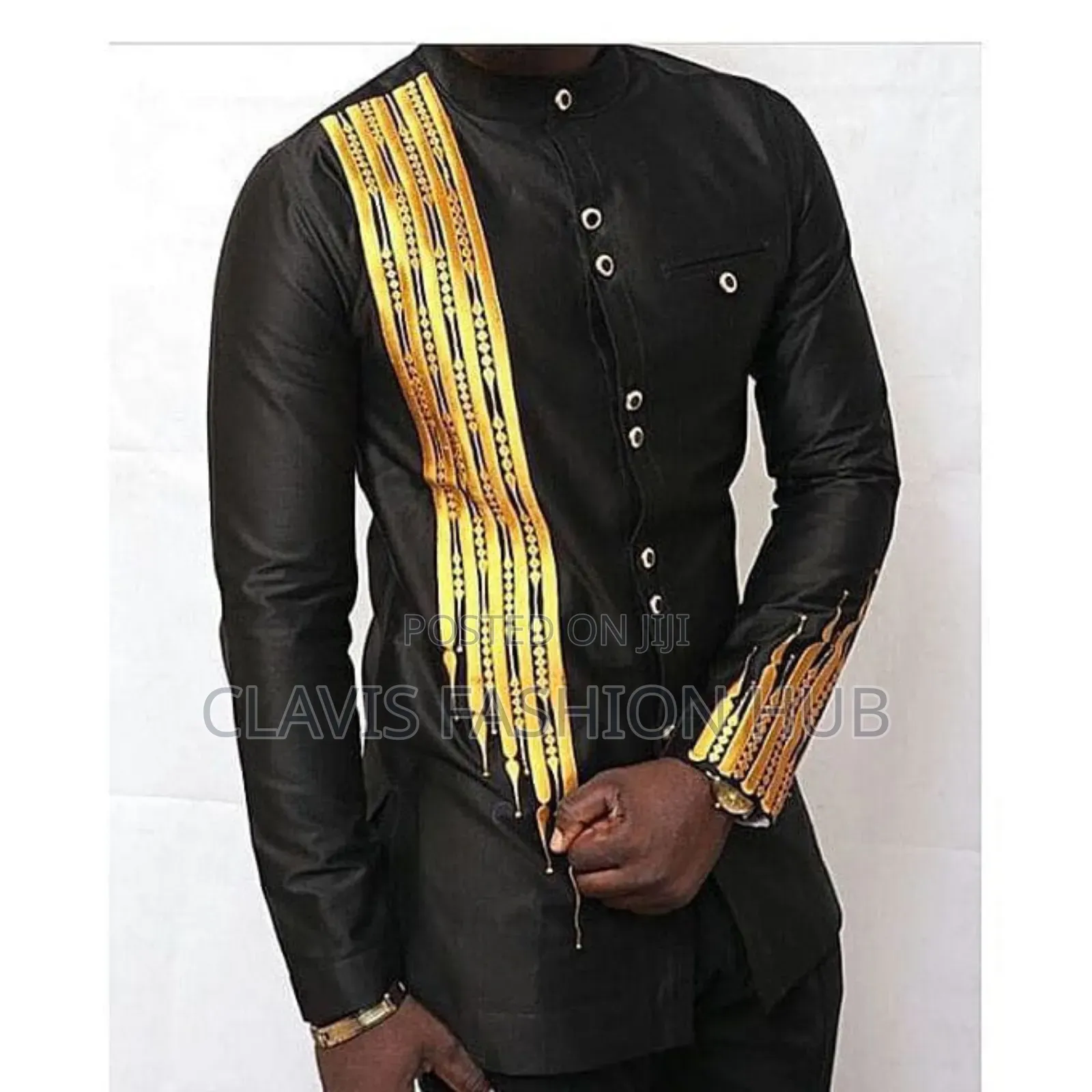 Mens Shirts With Embroidery Details