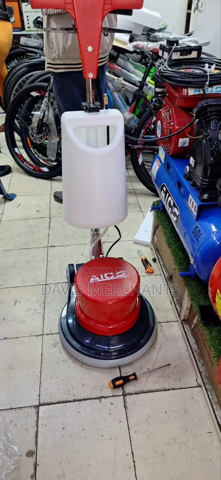 Aico Floor Scrubber Electric Machine With Big Motor