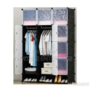Portable Plastic Wardrobe, Plastic Wardrobe