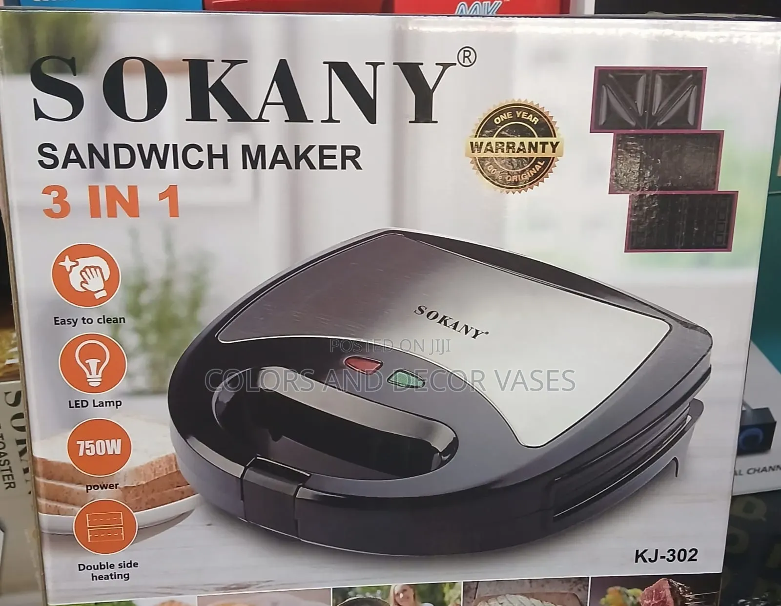 Sokany 3in1 Sandwich Maker