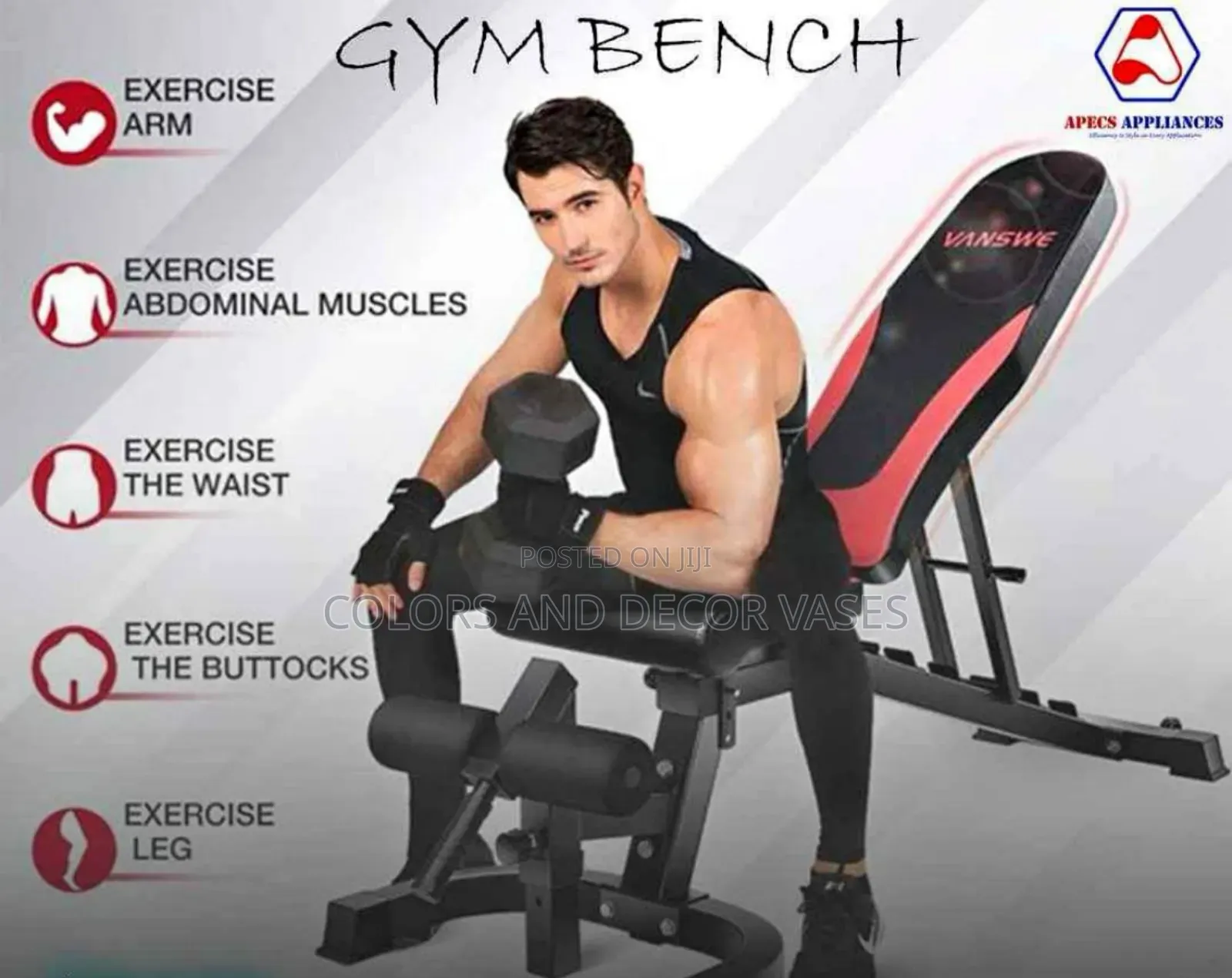 Gym Bench Available