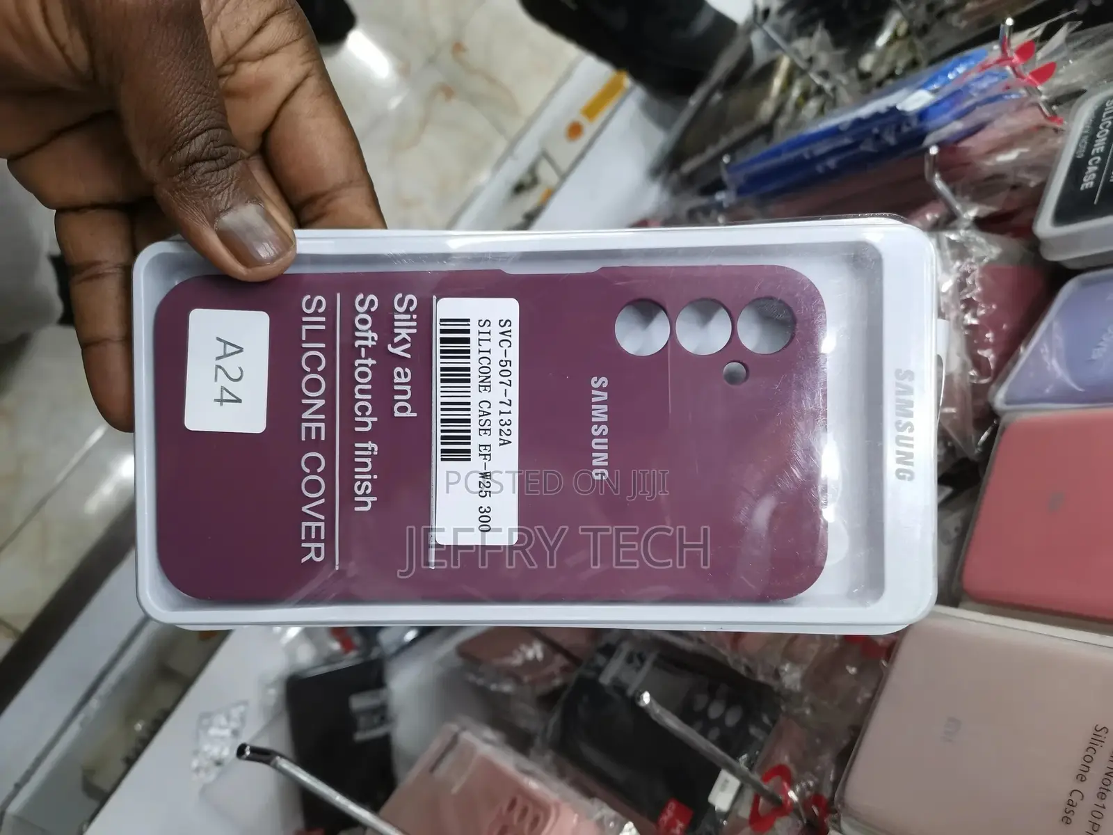High Quality Silky Soft-touch Silicone Case For Samsung A24