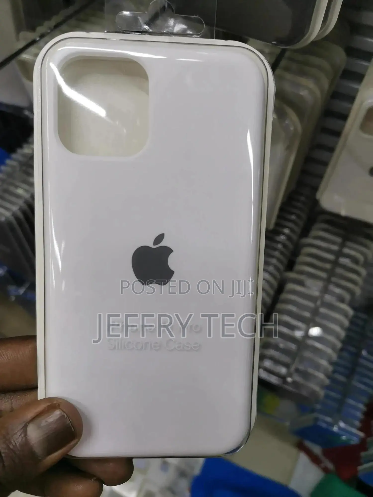 iPhone 11 Silicone White Mobile Cover