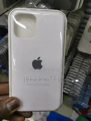 iPhone 11 Silicone White Mobile Cover