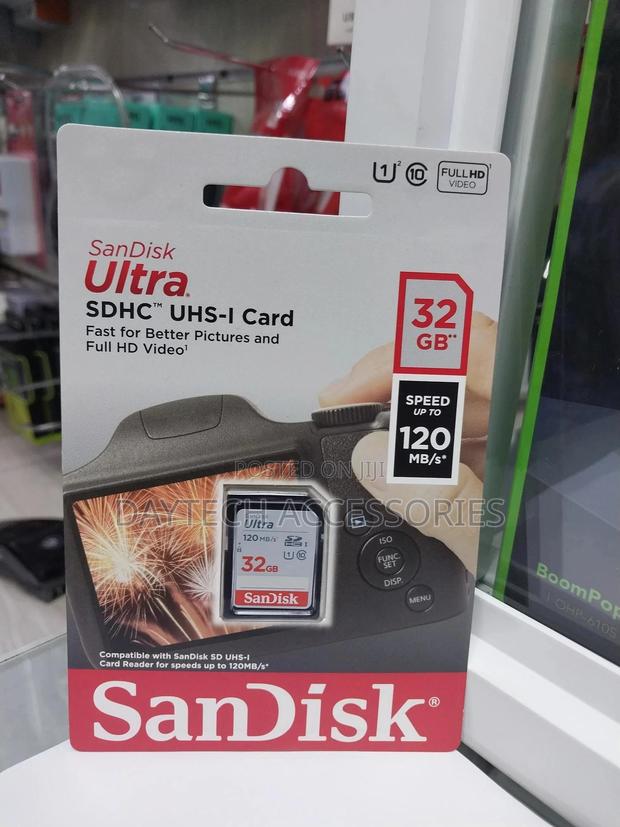 Sandisk 32gb Ultra Uhs-I SDHC Memory Card Class 10 for Camer - main view