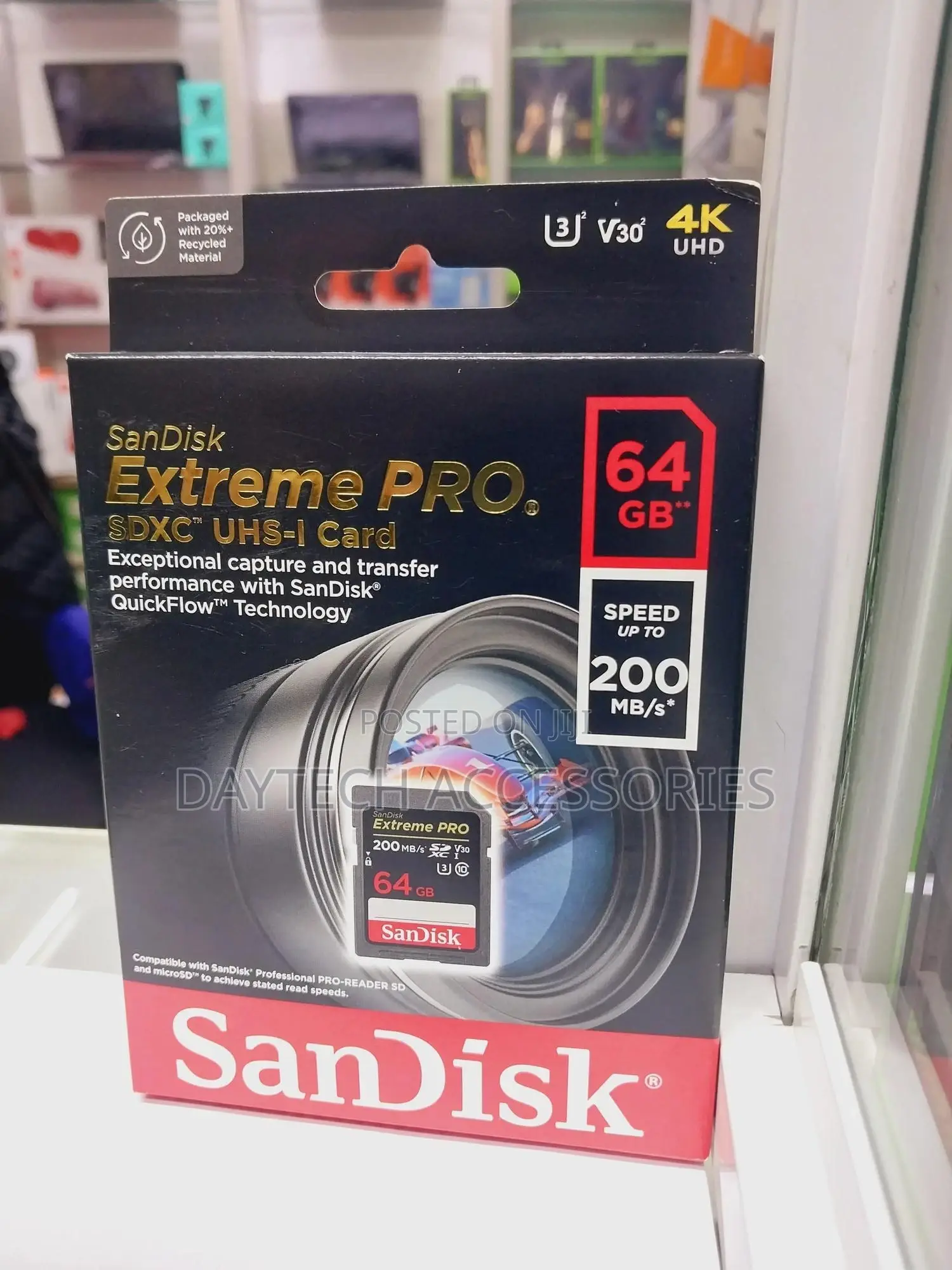 Sandisk Extreme Pro Uhs I 64gb Card for Video for DSLR