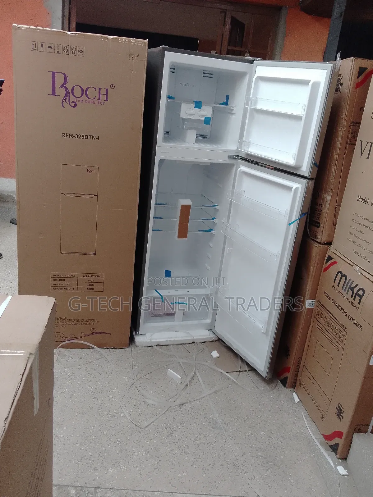 Fridge! Fridge!Roch 255l Double Door Non-frost Refrigerator