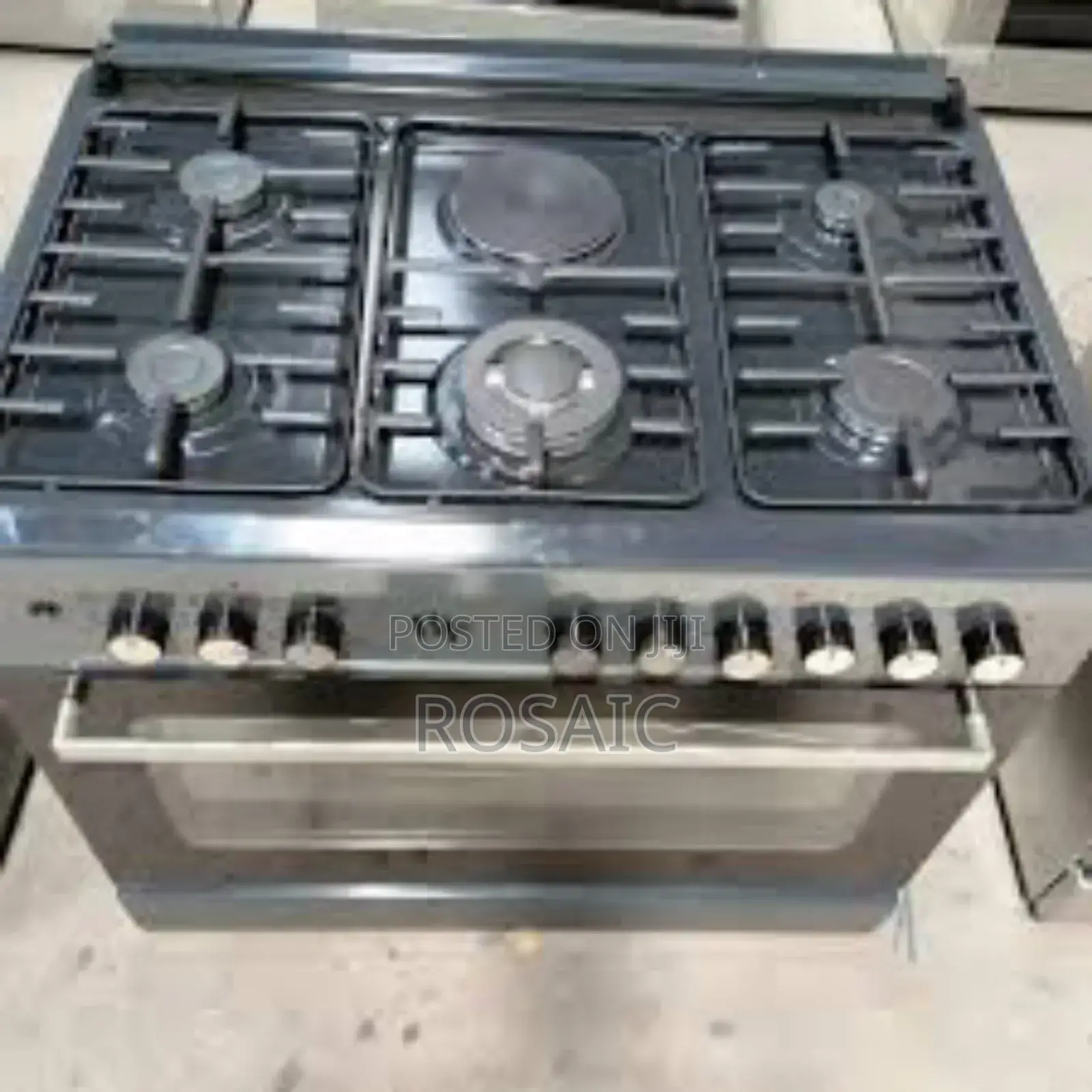 Bj's 60x90 5+1 Hotplate Gas Cooker With Turbo Fan