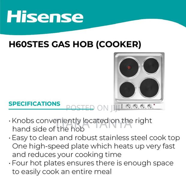 H60stes Hisense H60stes | Hob 60 Cm Hob - main view