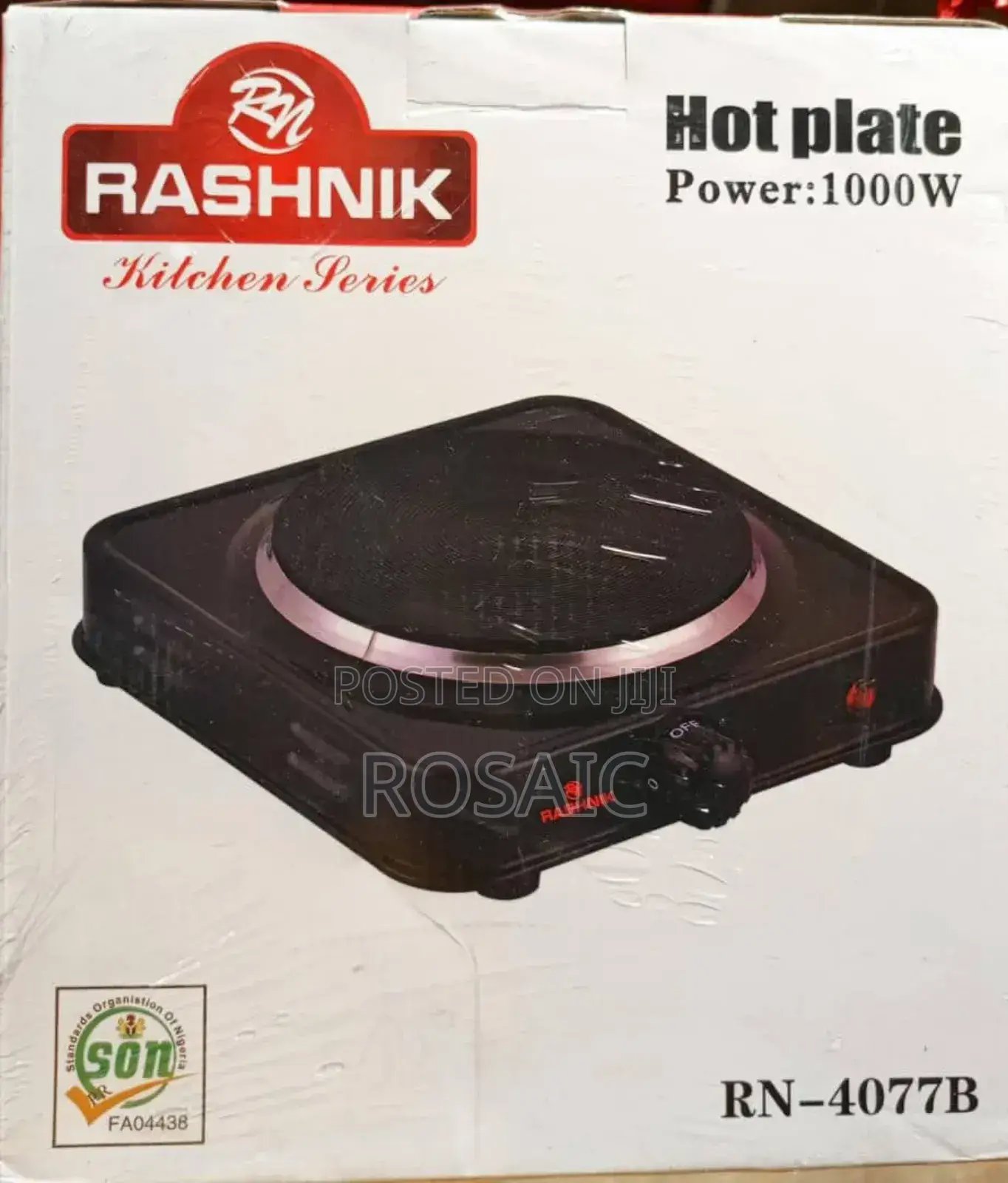 Rashnik Single Electric Hot Plate Cooker