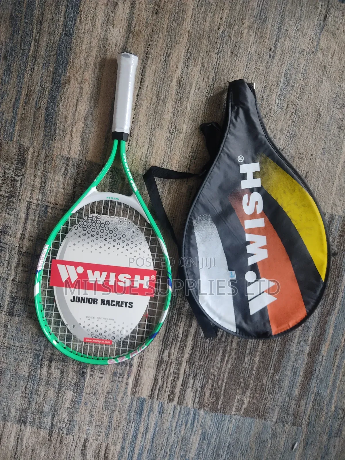 Wish Junior Tennis Racket 2406 Alumtec Size 23 Inch With Bag