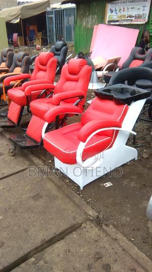 Striped White Shampoo Sink - thumbnail 2