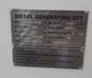 62.5KVA Hisaki Diesel Silent Generator