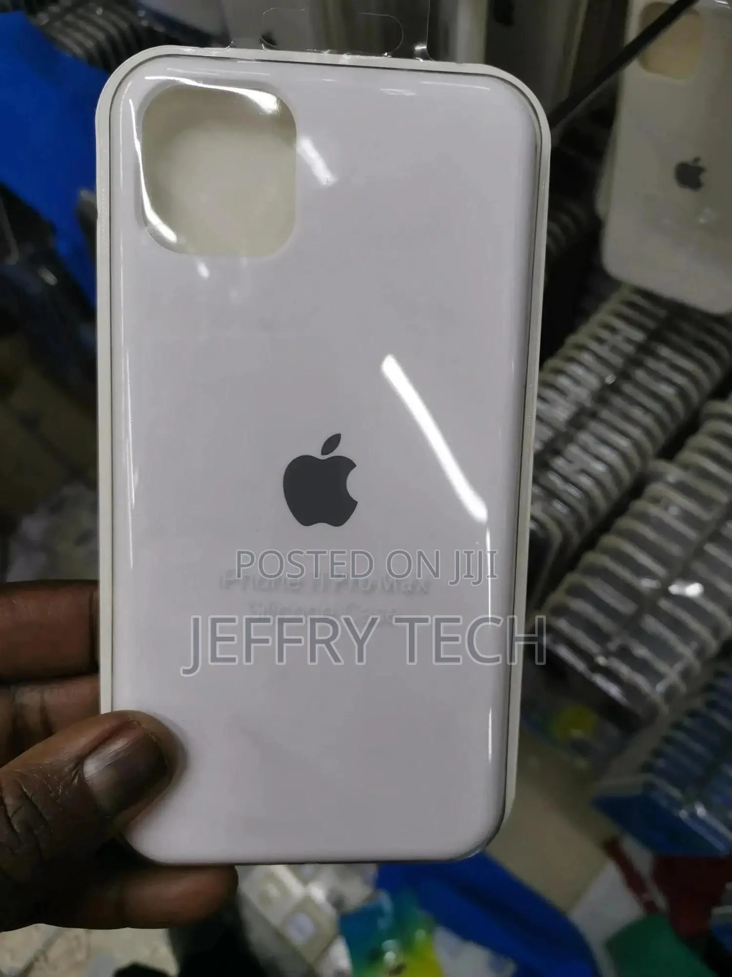 iPhone 11 Pro Max Silicone White Mobile Cover