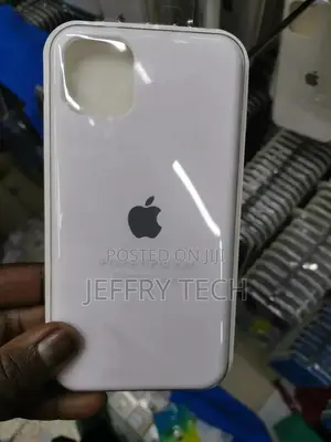 iPhone 11 Pro Max Silicone White Mobile Cover