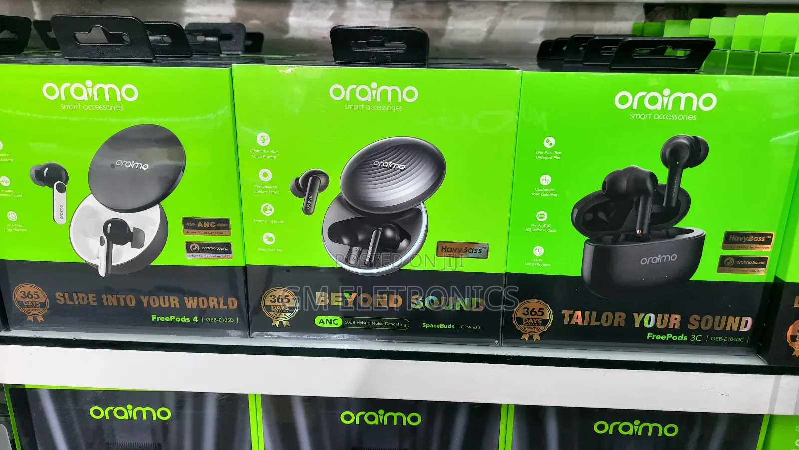 Oraimo Stereo Earbuds.