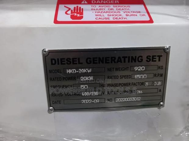 25kva Silent Diesel Generator Hisaki Brand - thumbnail 3