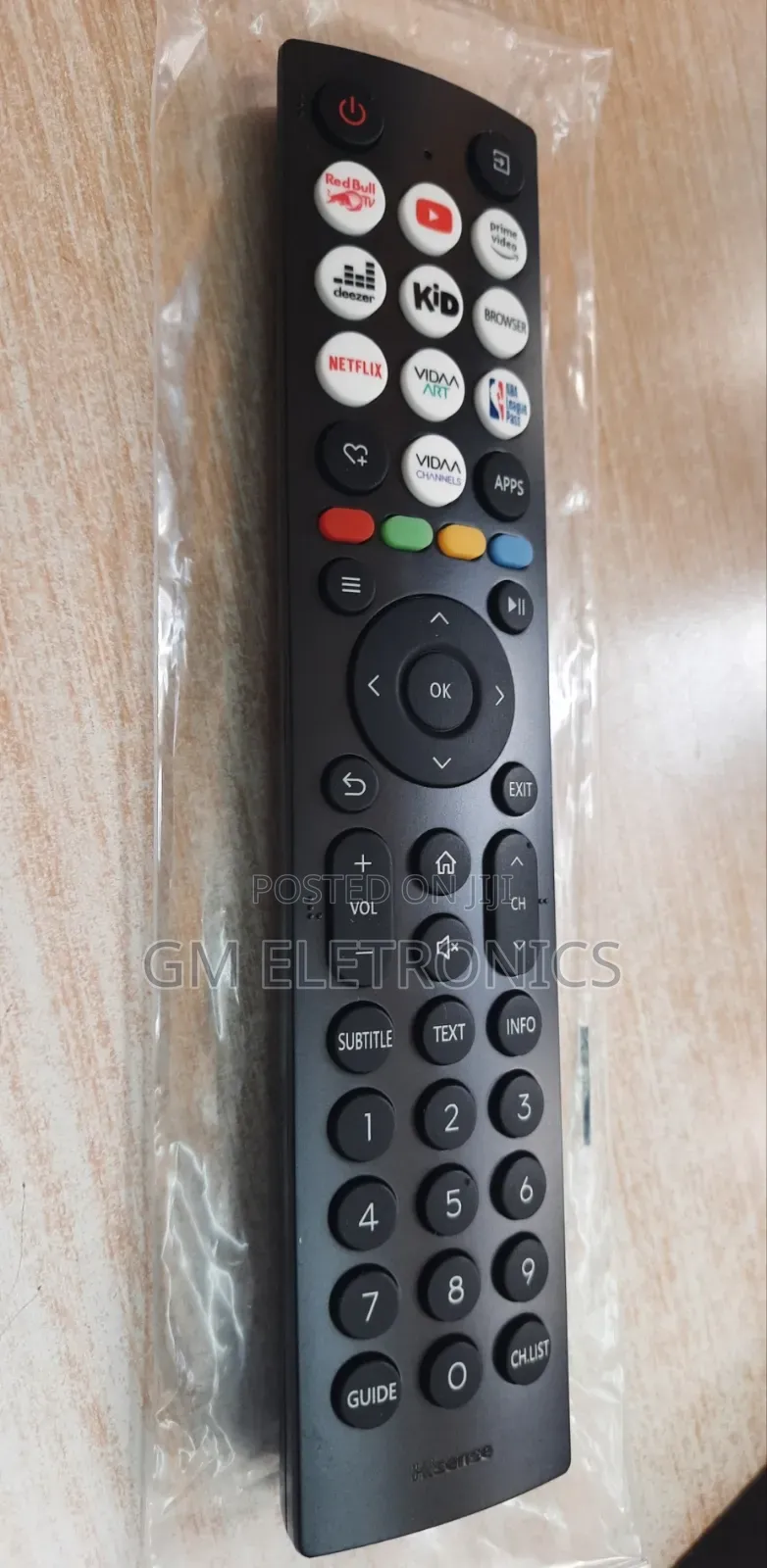 Remote For Hisense Vidaa HDTV FHD Qled LCD LED Smart TVS