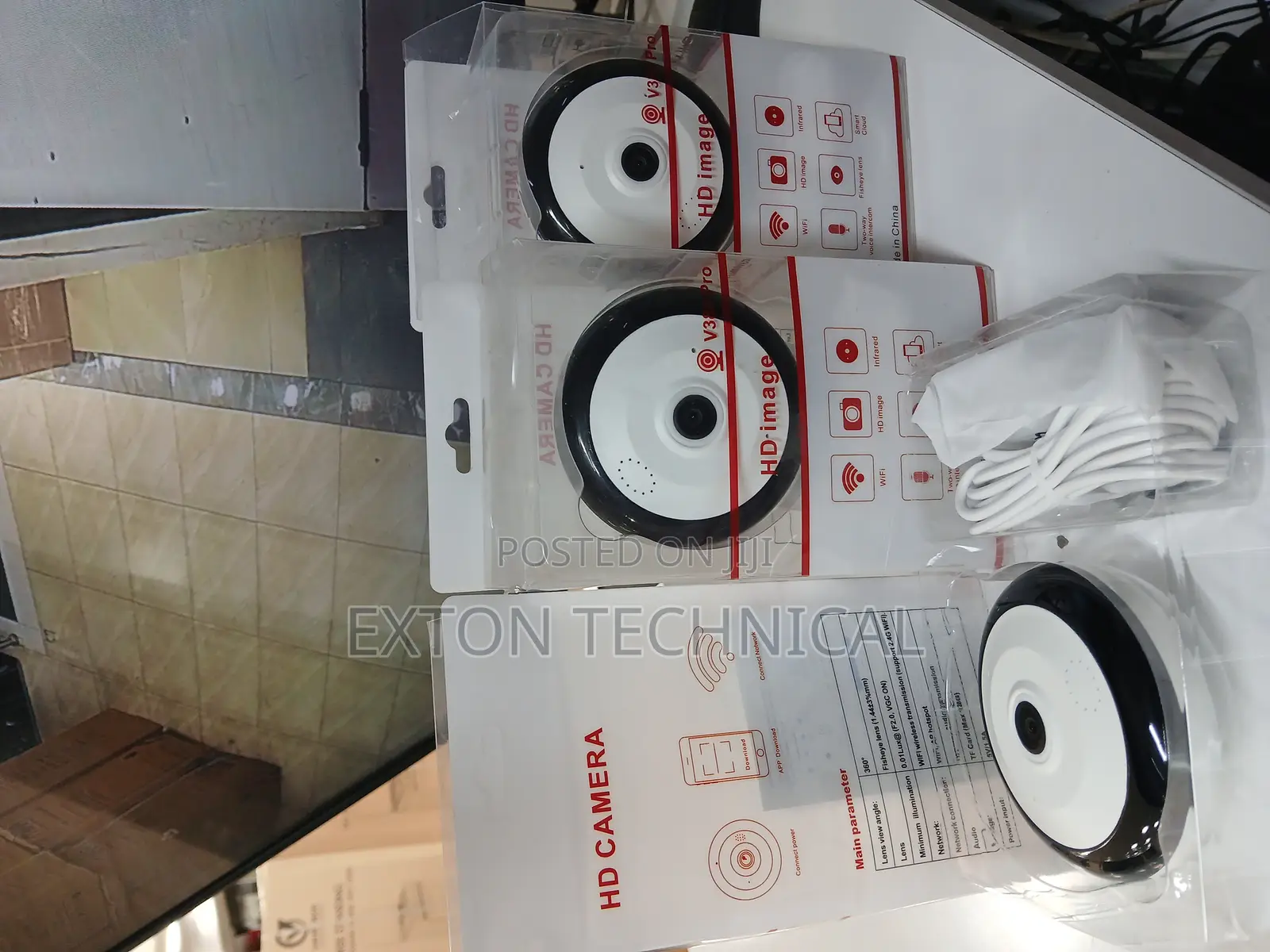 V380 Fish Eye 2way Camera