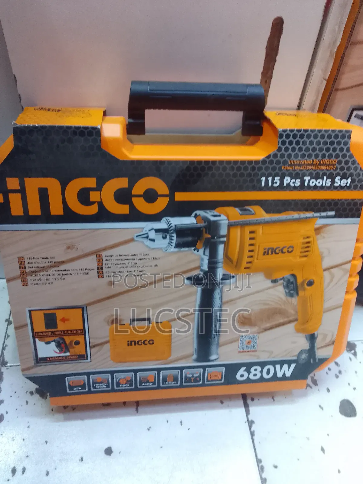 INGCO HKTHP11151 Tool Set 115 PCS