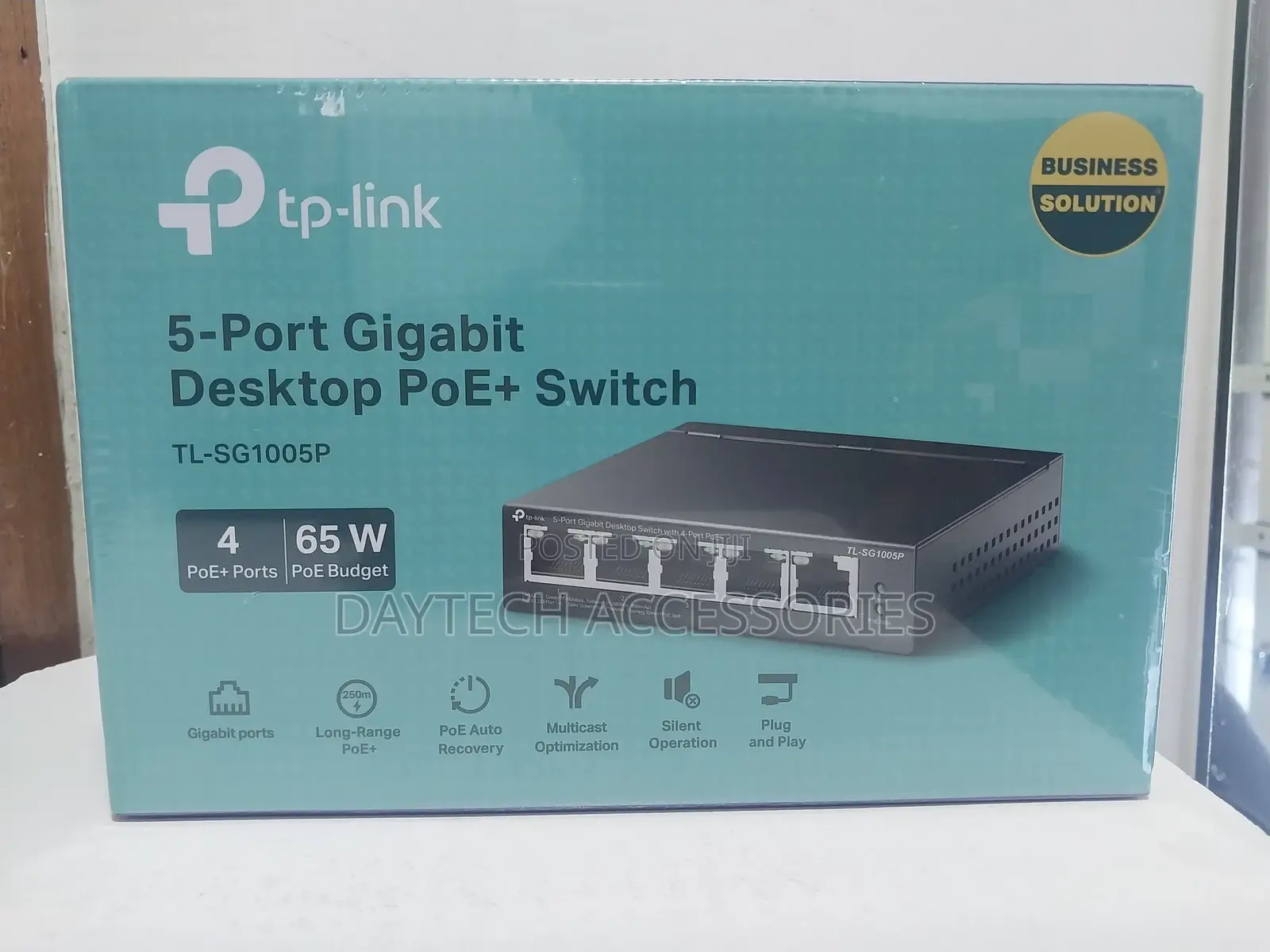 Tl-Sg1005p Tp-Link 5-Port Gigabit Desktop Switch 4-Port Poe