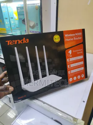 Tenda Wireless Router N300 F6 3 Lan Ports