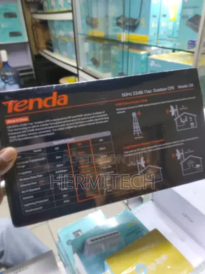 Tenda 5ghz 23 Dbi 11ac Outdoor Ip65 Waterproof One Ethernet