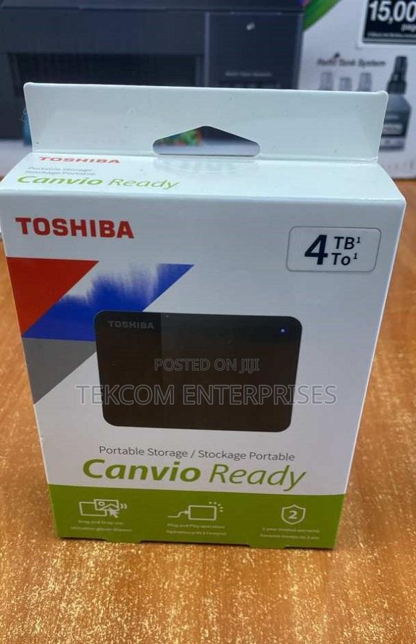 Toshiba 4tb External Hard Drive-Canvio Basics 4tb