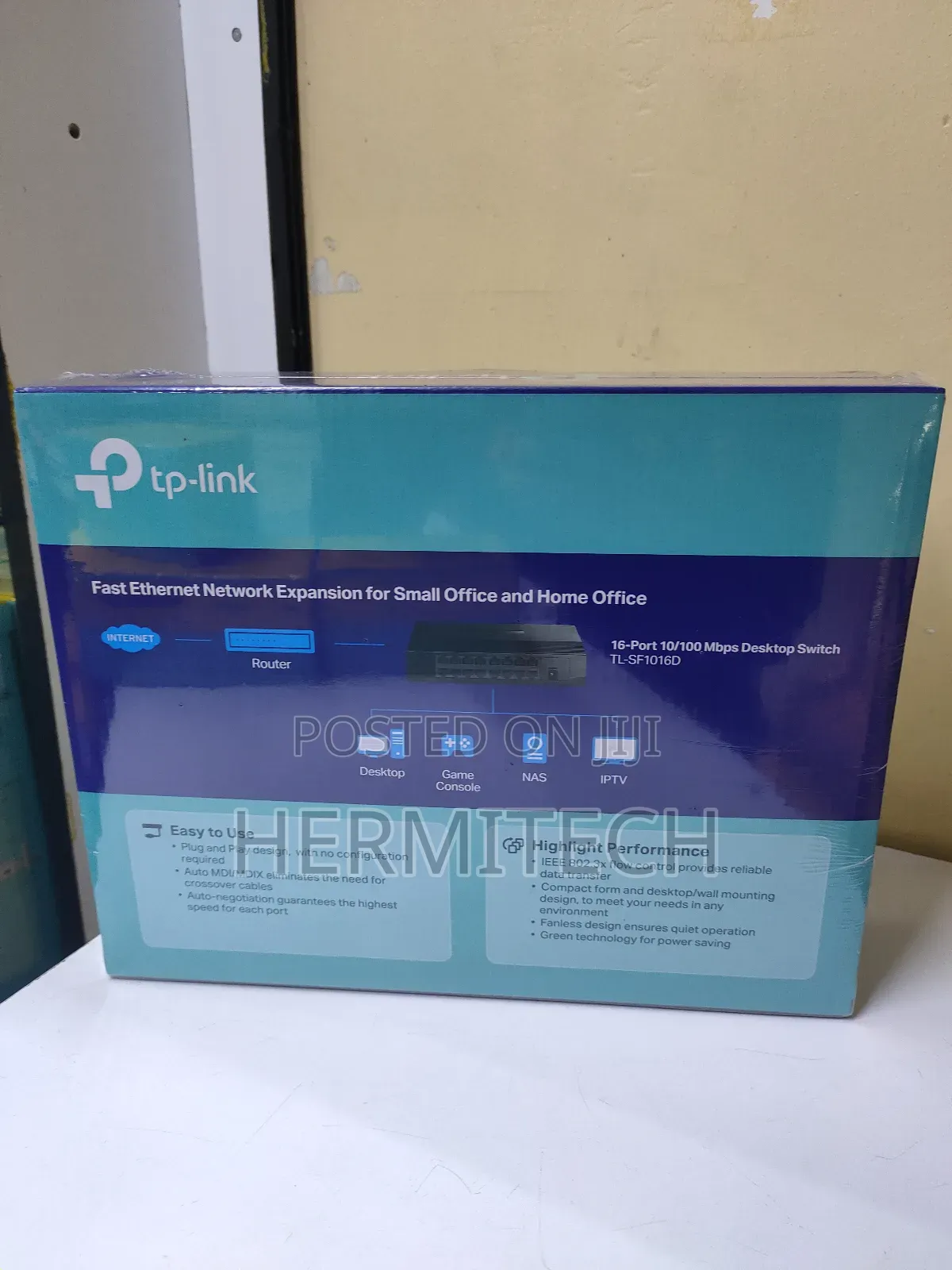 Tp Link 16 Port 10/100mbs Desktop Switch Plug and Play