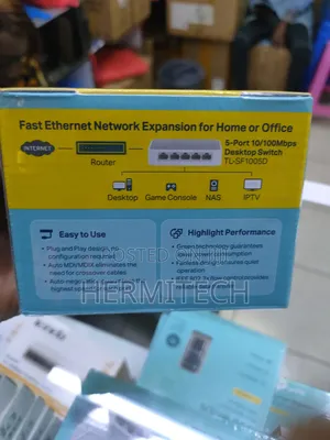 Tp Link 5 Port 10/100 MBPS Desktop Switch Plug and Play