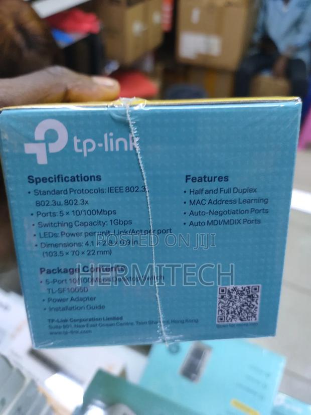 Tp Link 5 Port 10/100 MBPS Desktop Switch Plug and Play - thumbnail 3